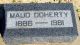 Headstone, Doherty, Maud