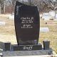 Headstone, Duff, Charles D. and Ginger