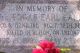 Headstone, Eakin, Edgar Earl
