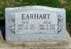 Headstone, Earhart, Ella and Edgar