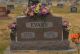Headstone, Evans, Edith M. and Hubert E.