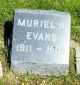 Headstone, Evans, Muriel H.