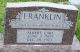 Headstone, Franklin, Albert Earl