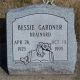 Headstone, Gardner, Bessie Brainard