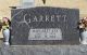 Headstone, Garrett, Margaret Kay