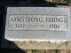 Headstone, Goings, Armstrong