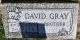 Headstone, Gray, David Ray