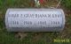Headstone, Gray, Omar E. and Diana M.