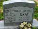 Headstone, Gray, Thomas Michael