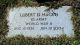 Headstone, Hagen, Lubert D.