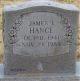 Headstone, Hance, James L.