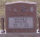 Headstone, Haught, William E.