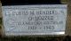 Headstone, Henderson, LT Curtis M.