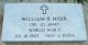 Headstone, Hiser, William R.