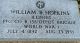 Headstone, Hopkins, William B.