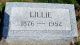 Headstone, Hunley, Lillie