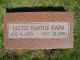 Headstone, Karr, Lettie Fannie