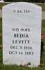 Headstone, Levitt, Bedia