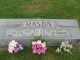 Headstone, Mason, Nella and D Saxton