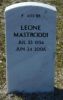 Headstone, Mastroddi, Leone