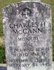 Headstone, McCann, Charles H.