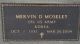 Headstone, Moseley, Mervin D.