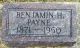Headstone, Payne, Benjamin H.