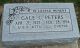 Headstone, Peters, Gale C.