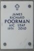 Headstone, Poorman, James Richard