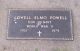Headstone, Powell, Lowell Elmo
