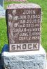 Headstone, Shock, John and Sarah