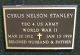 Headstone, Stanley, Cyrus Nelson