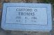 Headstone, Thomas, Clifford O.