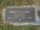 Headstone, Walker, Emmett M.