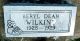 Headstone, Wilkins, Beryl Dean