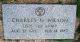 Headstone, Wilson, Charles N.