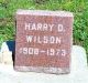Headstone, Wilson, Harry D.