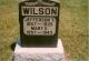 Headstone, Wilson, Jefferson T. and Mary E.
