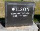 Headstone, Wilson, Margaret Belyea