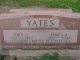 Memorial Headstone, Yates, Orin A and James A.