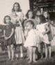 Betty, Barb (holding Ronnie), Nella, Hazel, Kay and Leona McDowell in front 
