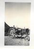 Elmer Dasch on his Farmall tractor