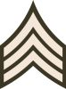 Sergeant (abbreviated as SGT) (paygrade E-5), United States Army