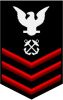 Petty Officer First Class (PO1), (Red Stripe), United States Navy