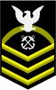 Chief Petty Officer (CPO) (E-7), (Gold Stripe), United States Navy