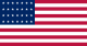 United States of America Flag, 28 Stars, Mexican-American War