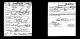 Military Draft Registration Index Card, Benjamin House, World War I