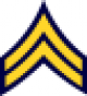 Corporal (abbreviated as Cpl.), United States Army (Non-Combat Arms)