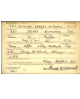 Military Draft Registration Index Card, World War II, McDowell, William Samuel