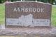 Headstone, Ashbrook, Sylvia G. and Rev. Mayo M. Headstone, Ashbrook, Sylvia G. and Rev. Mayo M.